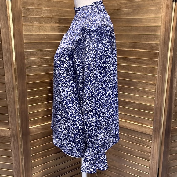 Banana Republic smocked long sleeve blouse size XS - Picture 6 of 13